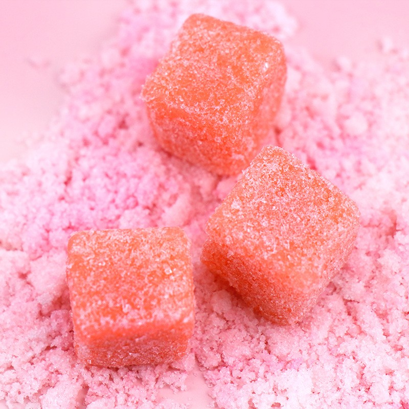 Body Scrub Manufacturer - 2022 OEM Custom Lavender Fruit Sugar Cubes SPA