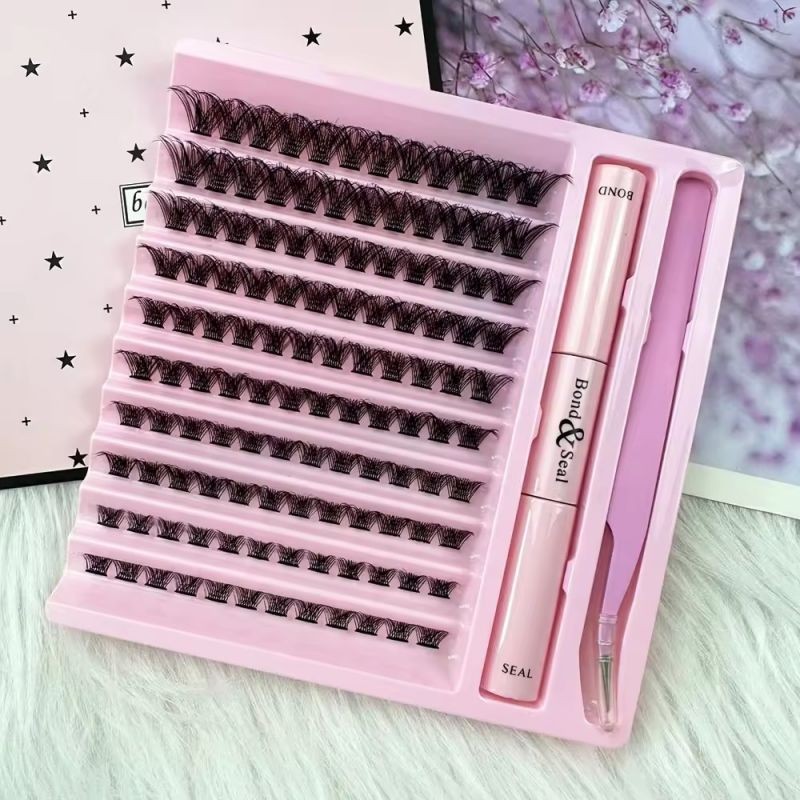 Eyelash Adhesive Supplier - Waterproof Hot Melt Self Extension Cluster Lashes