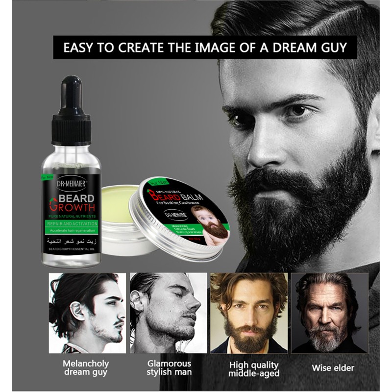 Beard Growth Oil Supplier - OEM Custom Private Label 30ml