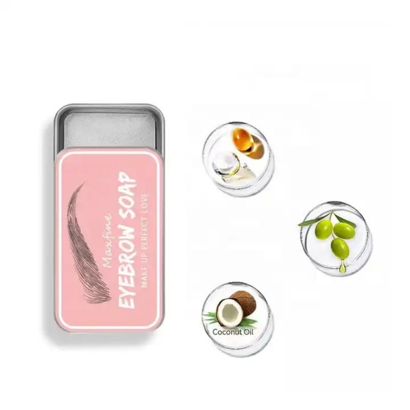 Eyebrow Cream Factory - MAXFINE Herb Infused Transparent Soap Shaped Styling