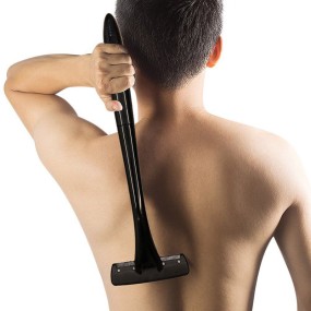 Back Hair Razor Supplier - 2 in 1 Mans Extended Body Single Switch Blade