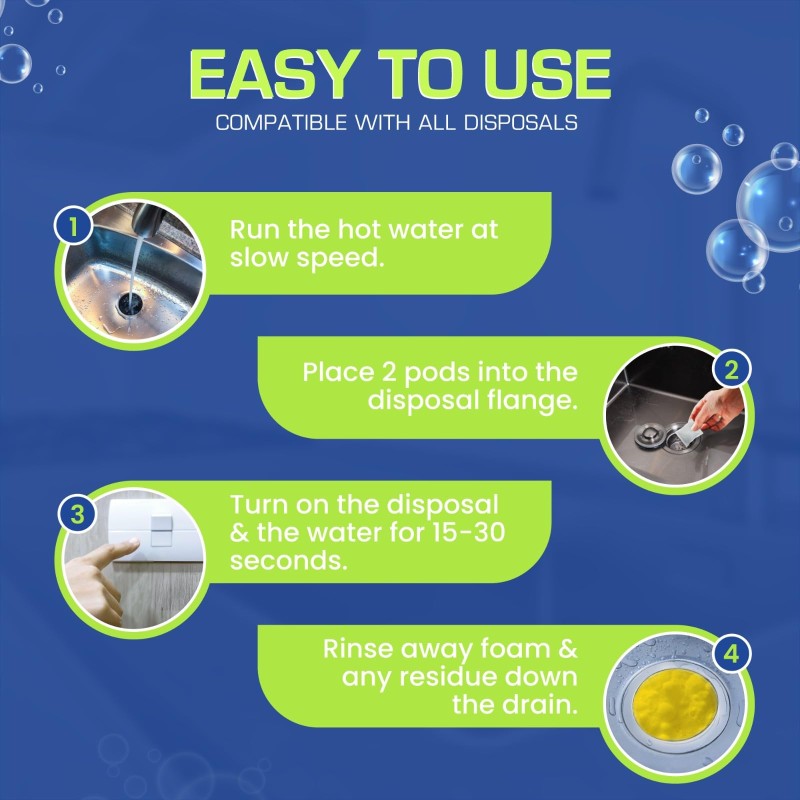 Lemon Cleaner Tablets Supplier - 24 Pack Sink Freshener