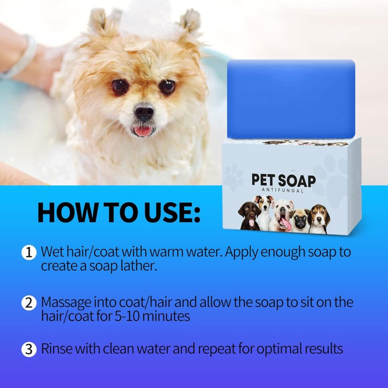 Dog Shampoo Bar Factory - OEM Anti Itchy Natural Long Lasting Scent