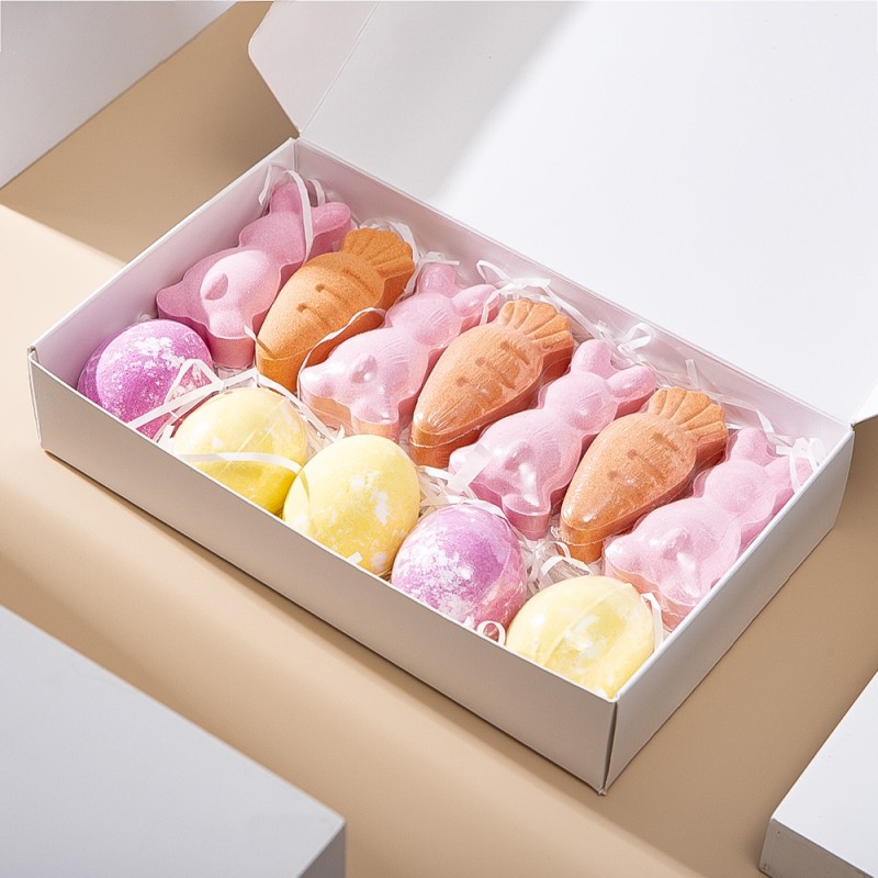 Rabbit Bath Bomb Supplier - Multicolor Easter Set
