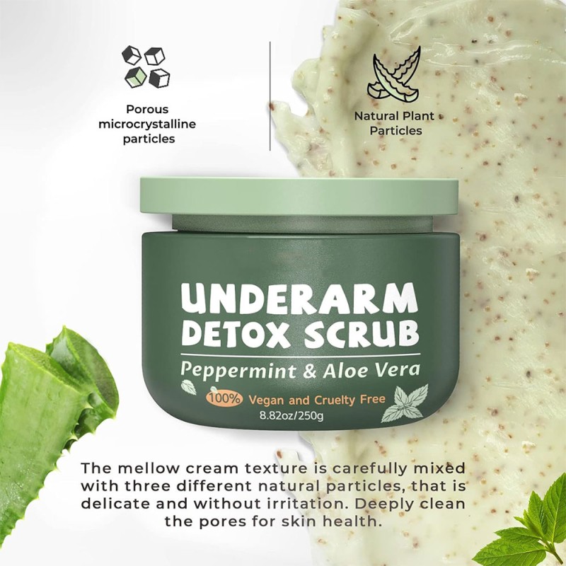 Armpit Scrub Manufacturer - Aloe Vera Walnut Detox
