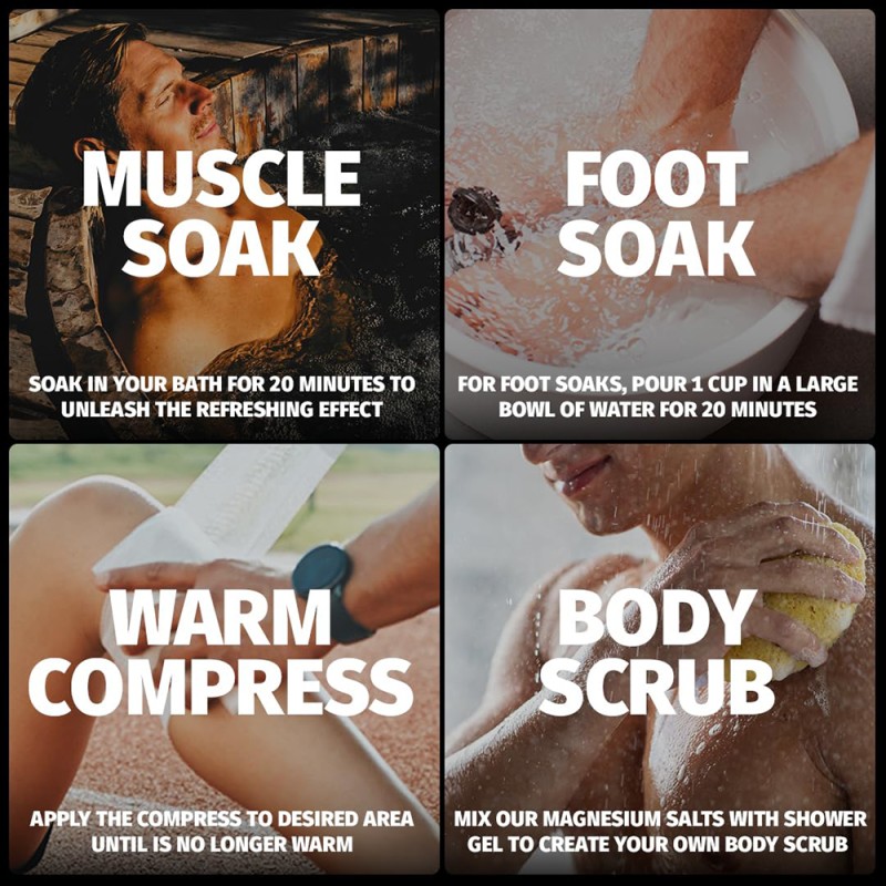 Pure Epsom Salt Manufacturer - Spa Foot Soak Shower