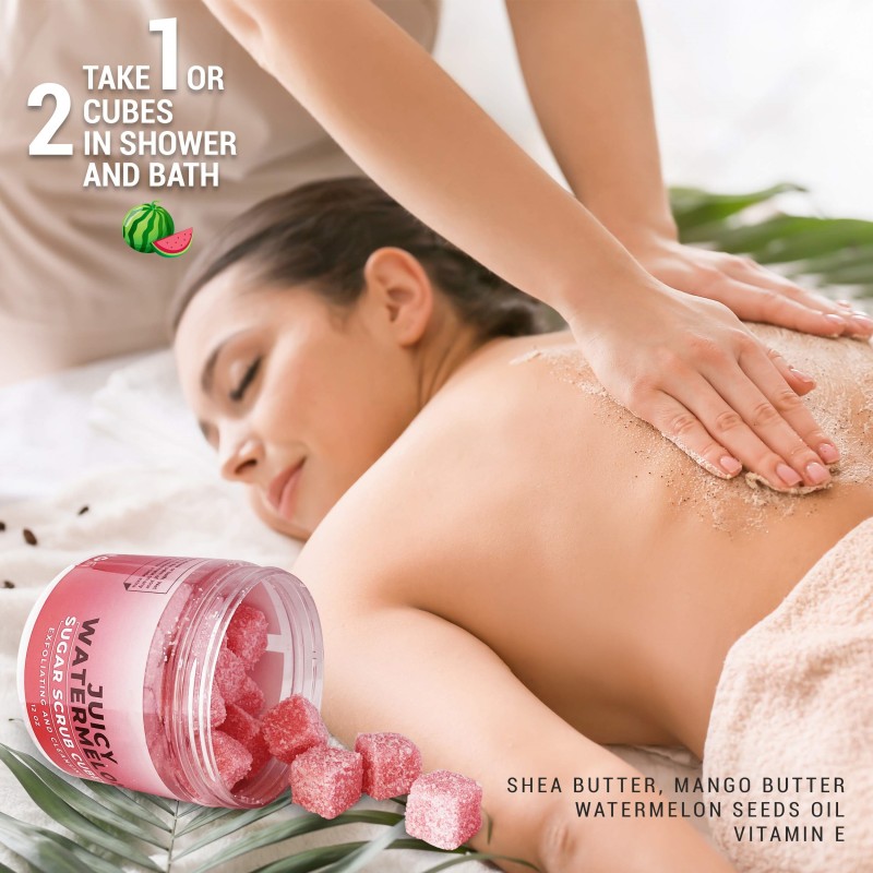 Body Scrub Manufacturer - Shea Butter Watermelon Cubes
