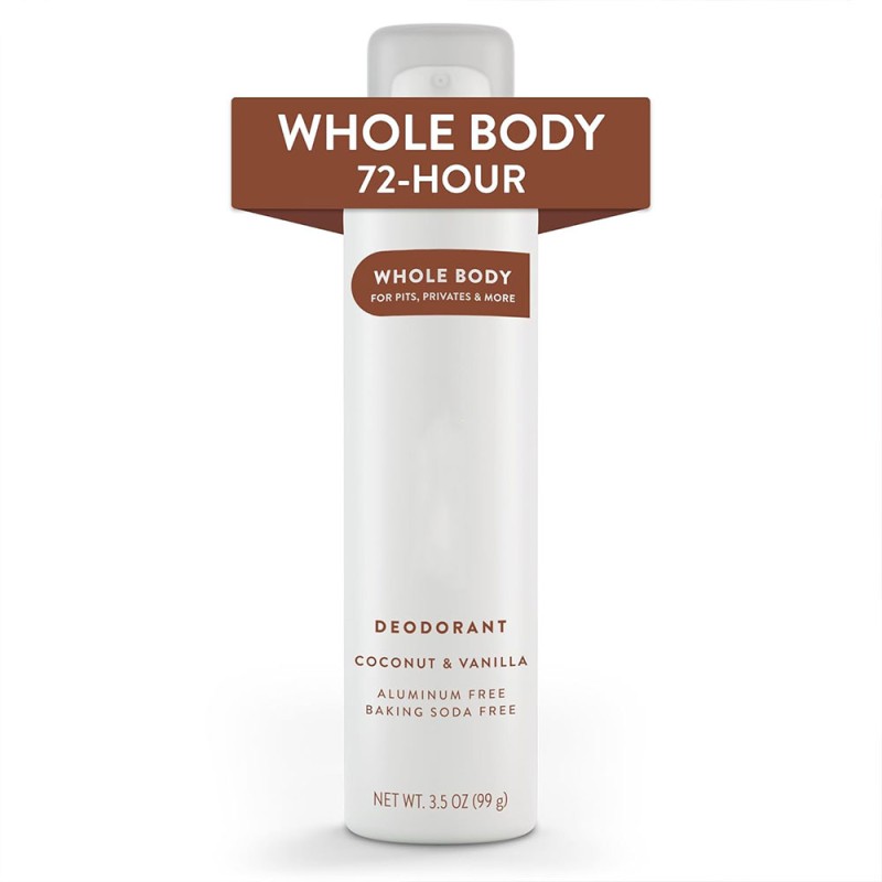 Body Deodorant Spray Supplier - Aluminum Free Coconut Oil Shea 72 Hour