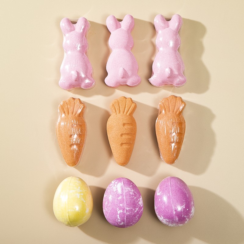 Rabbit Bath Bomb Supplier - Multicolor Easter Set