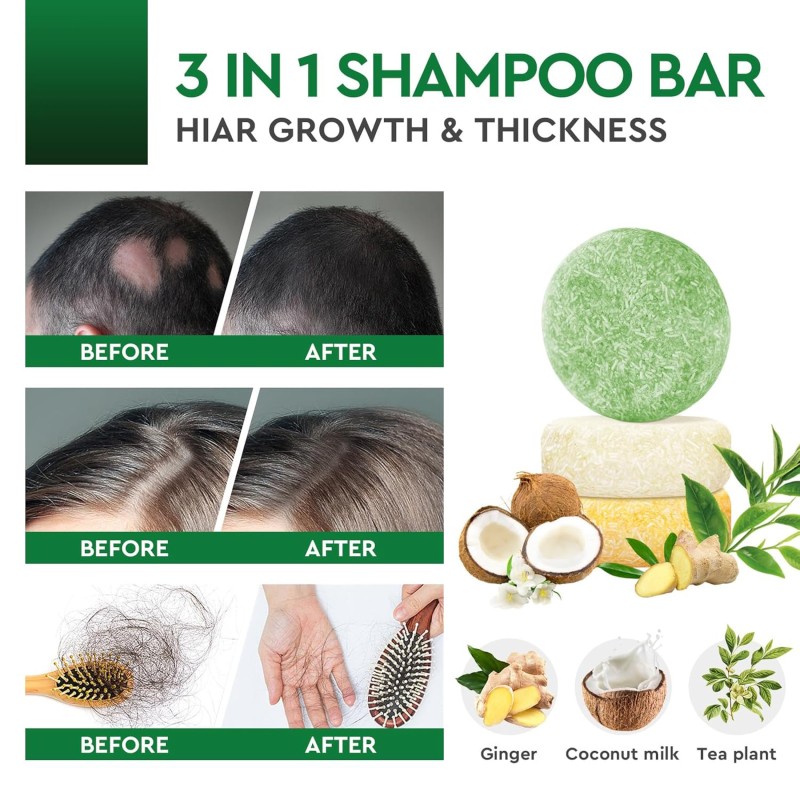Solid Shampoo Bar Supplier - Custom Vegan Hair Growth