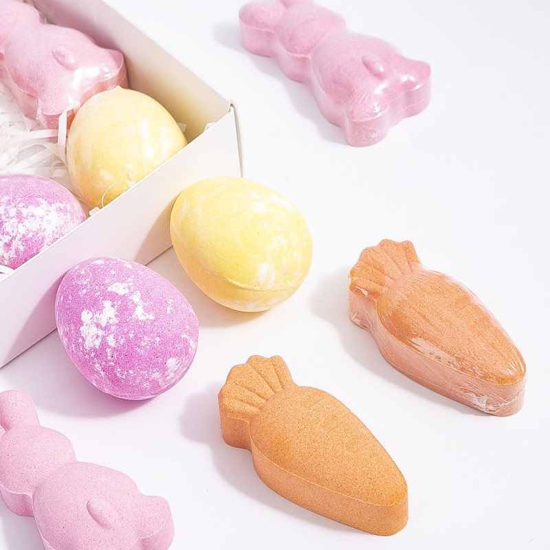 Rabbit Bath Bomb Supplier - Multicolor Easter Set