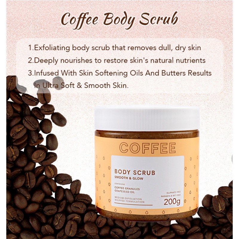 Body Scrub Supplier - Custom OEM Private Label Whipped Exfoliating Organic