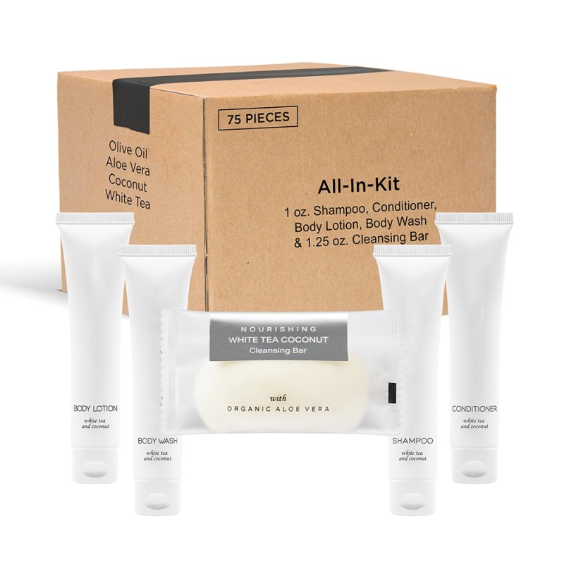 Hotel Bath Set Factory - Nourishing White Tea Coconut Shampoo Conditioner