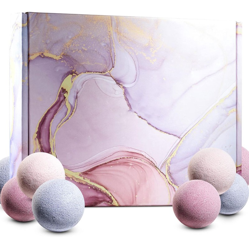 Marbleized Bath Bomb Factory - 30pc Spa Gift Set
