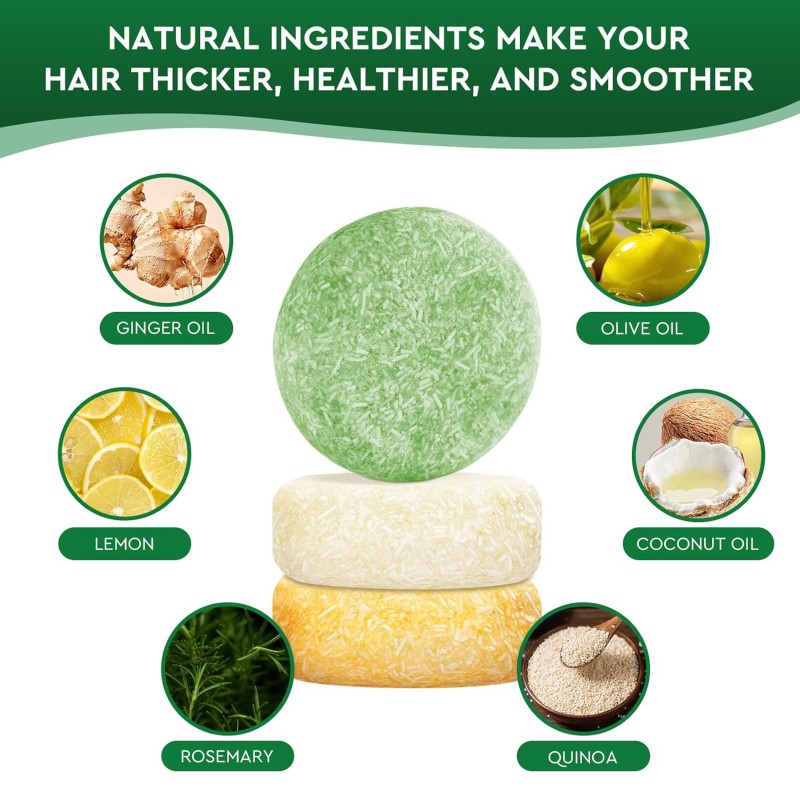 Solid Shampoo Bar Supplier - Custom Vegan Hair Growth