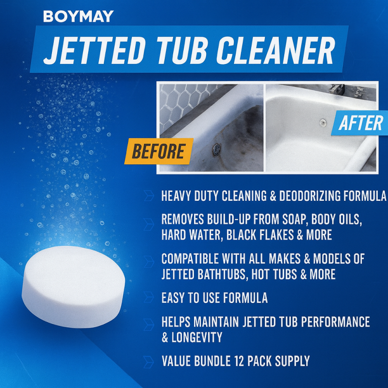 Bath Cleaning Tablets Factory - 12 Pack Tub Cleaner