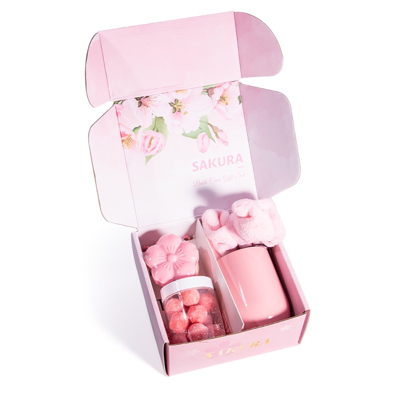 Spa Gift Set Factory - Headband Thermos Body Scrub