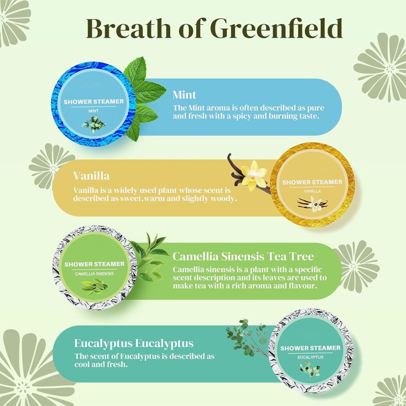 Shower Steamers Manufacturer - 8 Pack Organic Ingredients