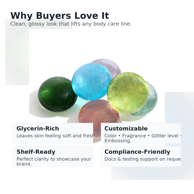 Starry Sky Soap Factory - OEM Niacinamide Gemstone Soap