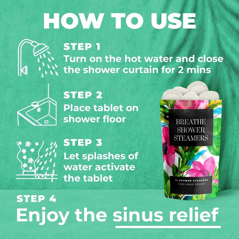 Shower Tablets Factory - 12 Pack Relaxation Aromatherapy