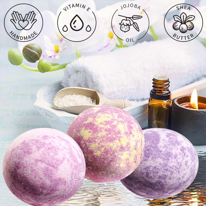 Marbleized Bath Bomb Factory - 30pc Spa Gift Set