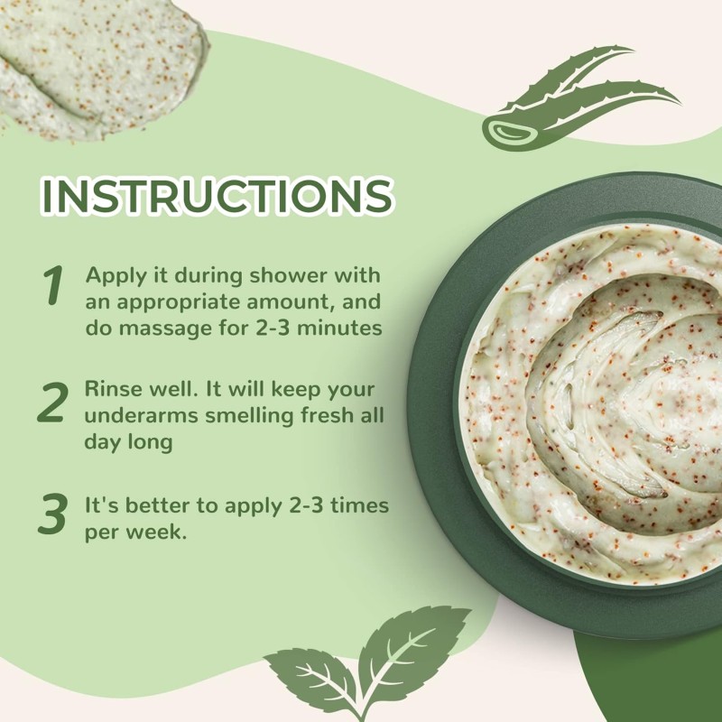 Armpit Scrub Manufacturer - Aloe Vera Walnut Detox