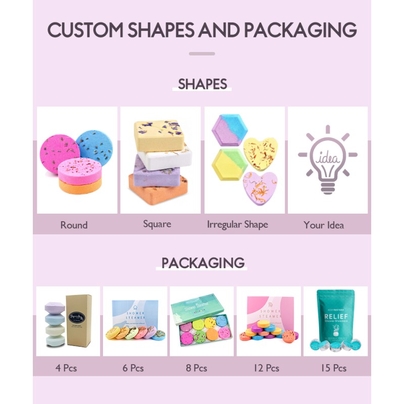 Shower Steamers Manufacturer - Long Lasting Scent Aromatherapy