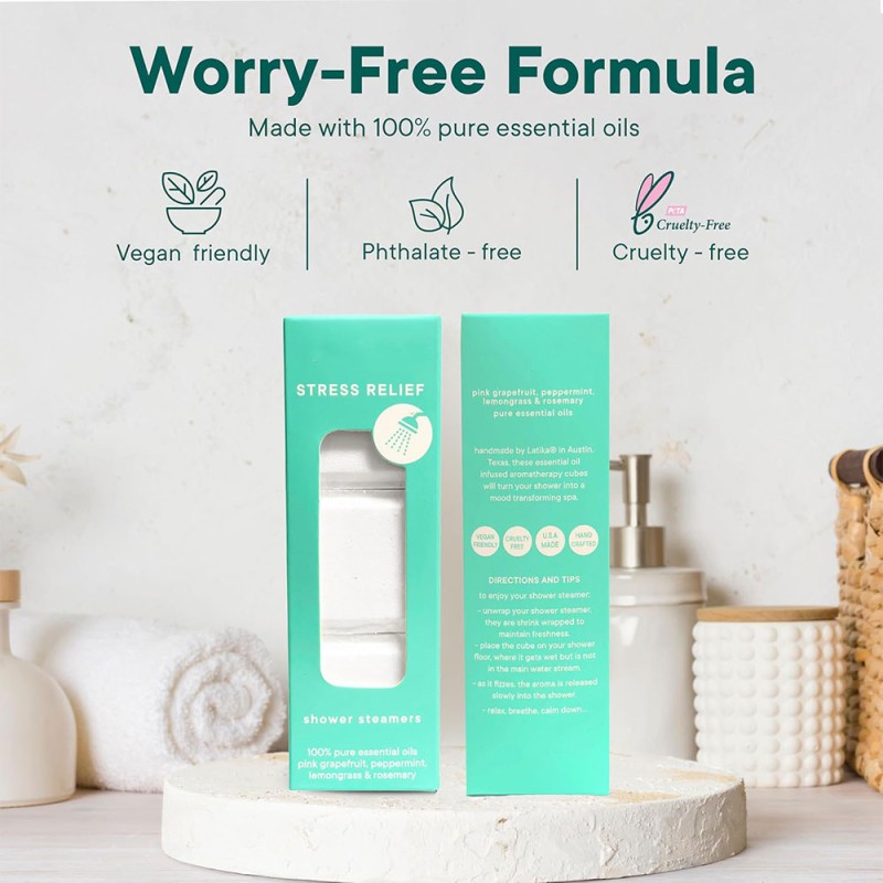 Shower Steamers Factory - Vegan Grapefruit Mint Relief