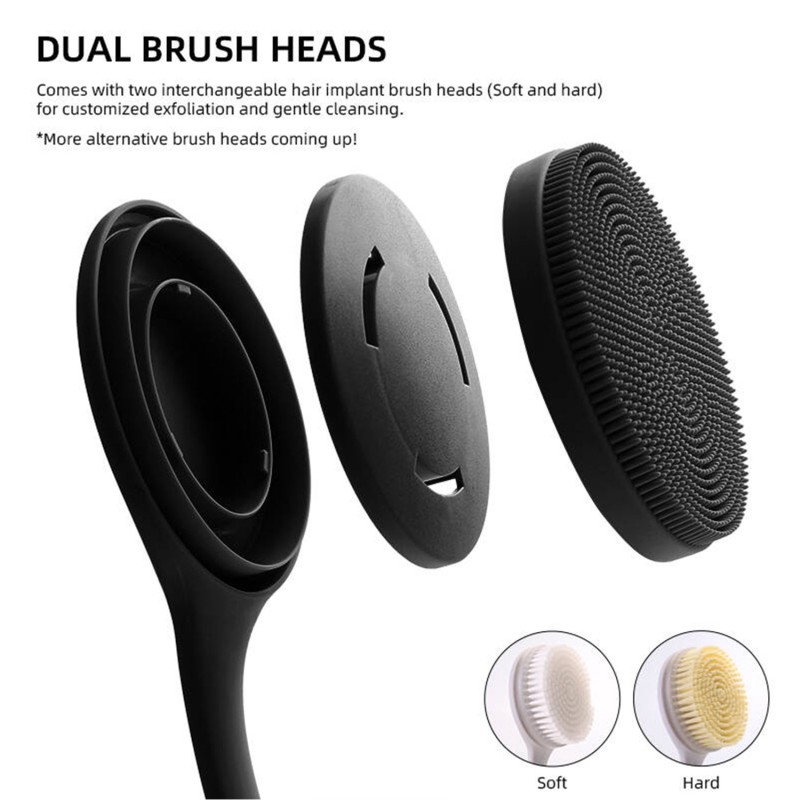 Body Scrubber Supplier - Long Handle Silicone Exfoliating