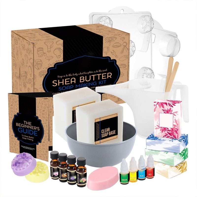 DIY Soap Making Kit Factory - Adults Kids Handmade Glycerin Custom Fragrance