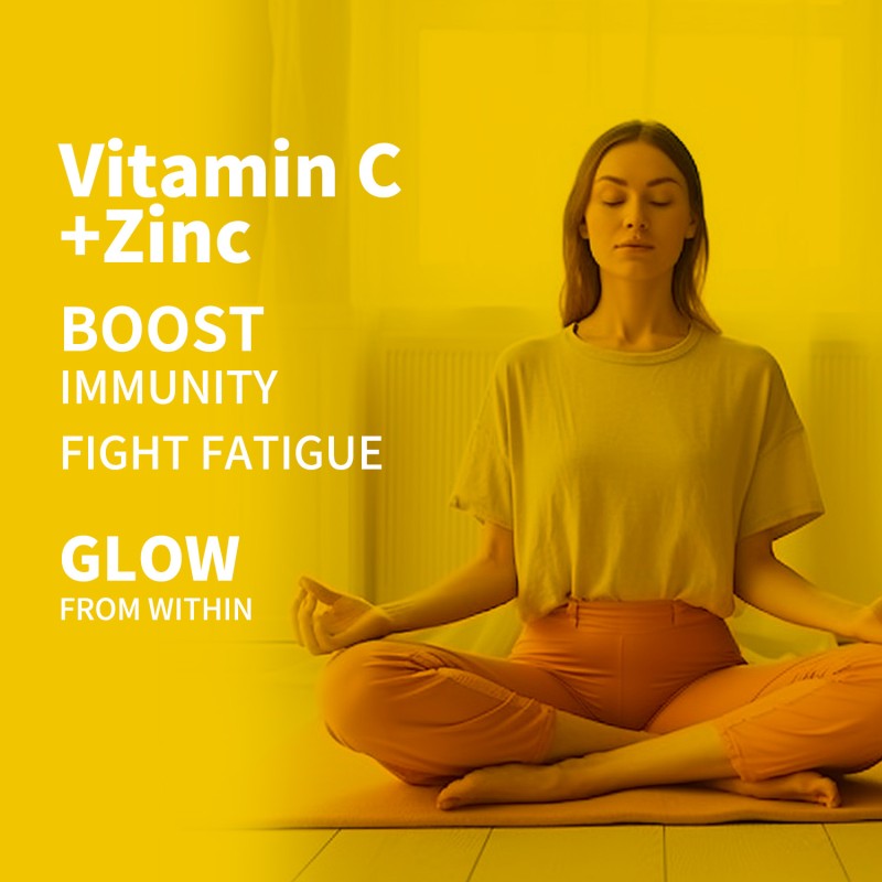 Vitamin C Zinc Tablets Factory - ODM Custom Sugar Free 1000mg Immune Antioxidant