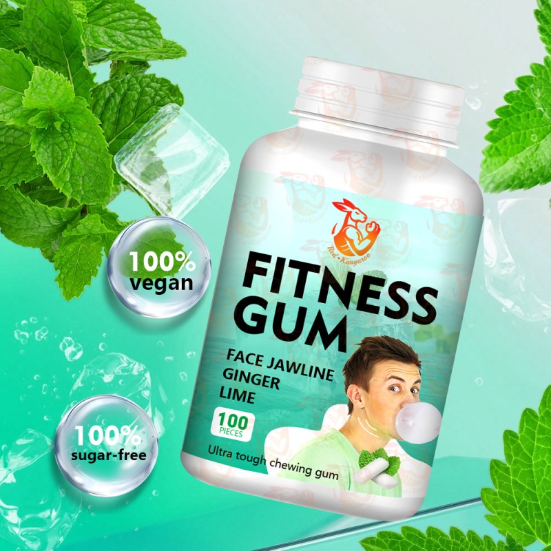 Face Jawline Gum Manufacturer - High Quality Ginger Lime Jaw Muscle Defined
