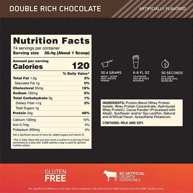 Whey Protein Powder Supplier - Private Label 100% Gold Standard Fruit Flavored