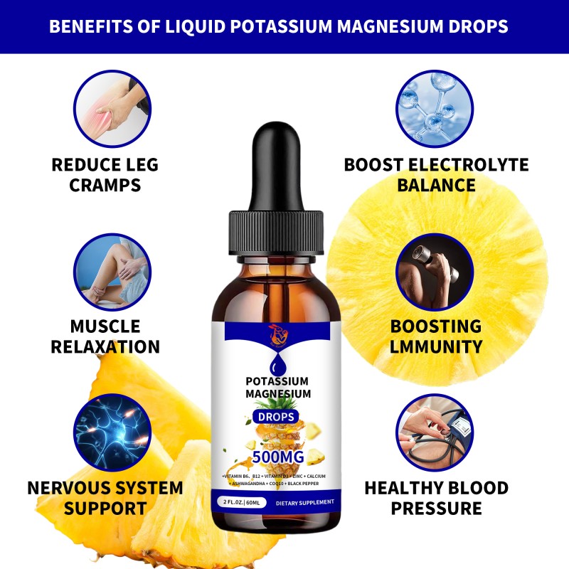 Potassium Magnesium Drops Factory - Factory Wholesales Immunity Muscle Relaxation