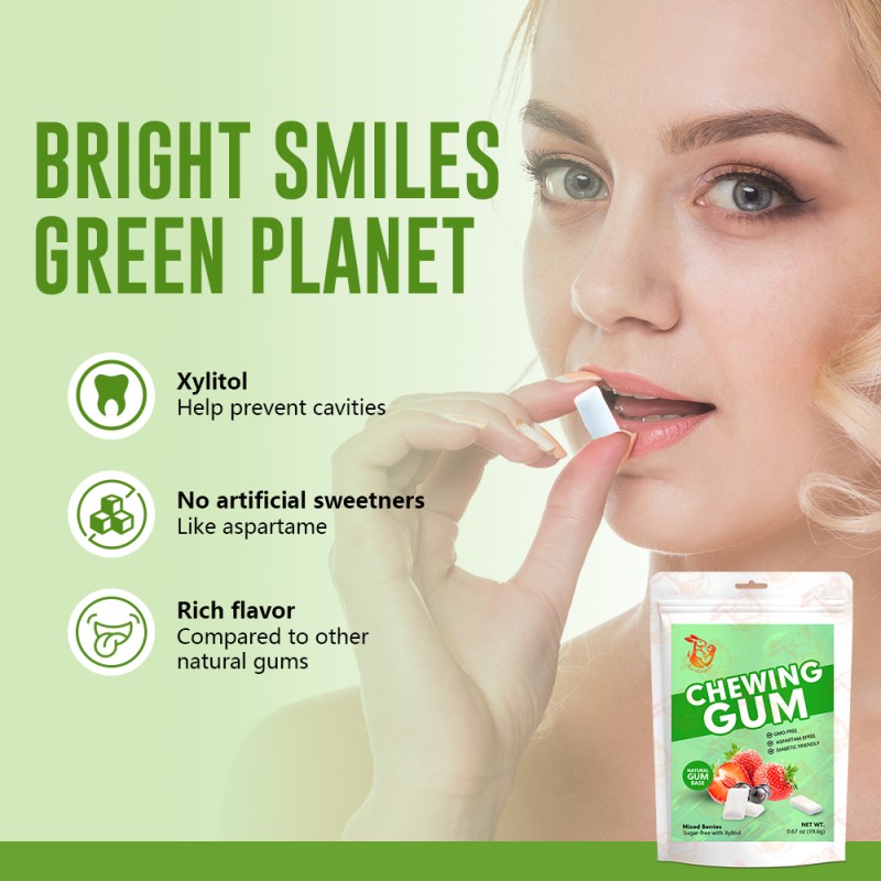 Natural Gum Factory - Wholesale Price GMO Free Xylitol Concentration Women Men
