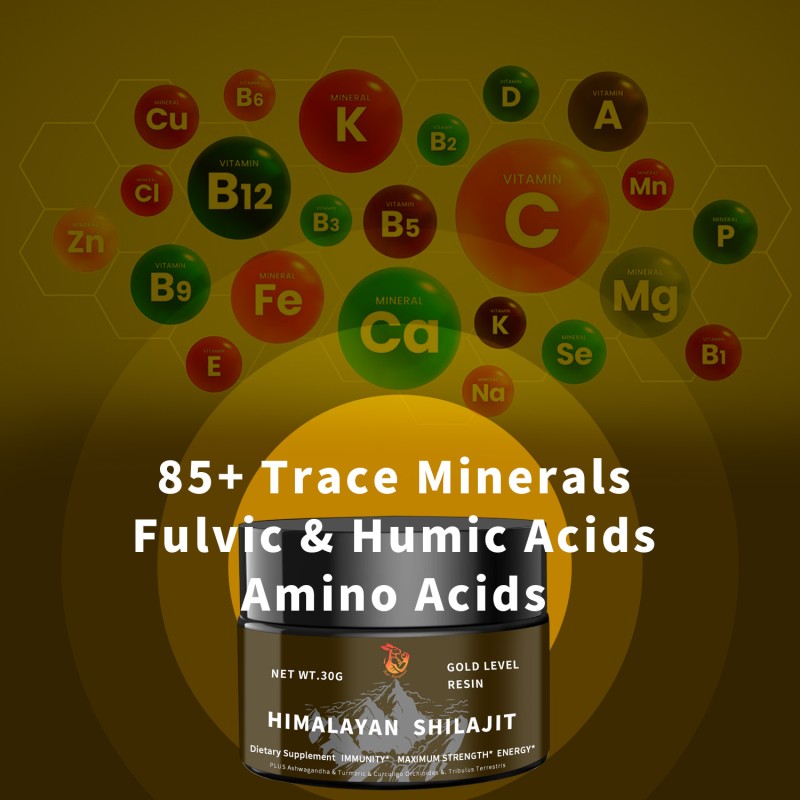 Shilajit Resin Supplier - Best Quality Label Maximum Strength Detox Cognitive