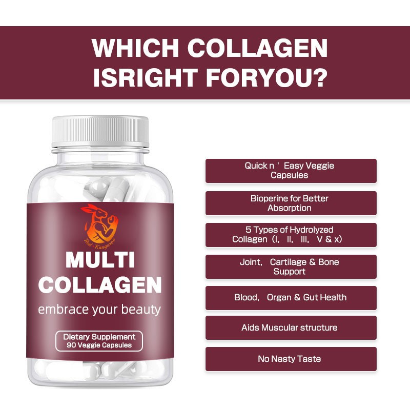 Multi Collagen Capsules Factory - Private Label Hair Skin Nails Women Beauty