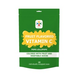 Vitamin C Lollipops Manufacturer - High Potency 10pcs Fruit Candy Kids Immunity
