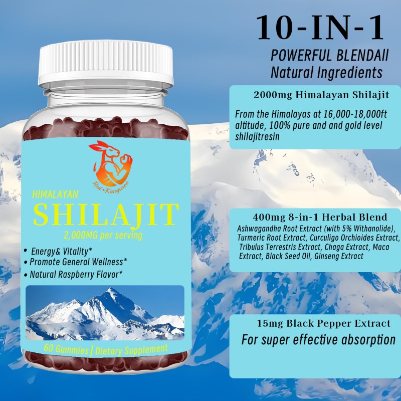 Shilajit Gold Gummies Factory - Good Quality Digestive Immune Healthy Himalaya