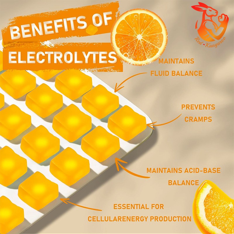 Electrolyte Gummies Manufacturer - Private Label Vitamin D Sports Stamina Energy