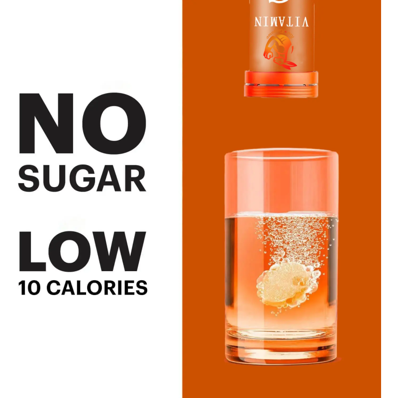 Vitamin C Effervescent Tablets Factory - Private Label Skin Whitening Zinc Beauty