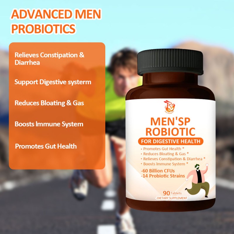 Men Probiotic Tablets Supplier - OEM ODM Digestive Health 100 Billion CFUs