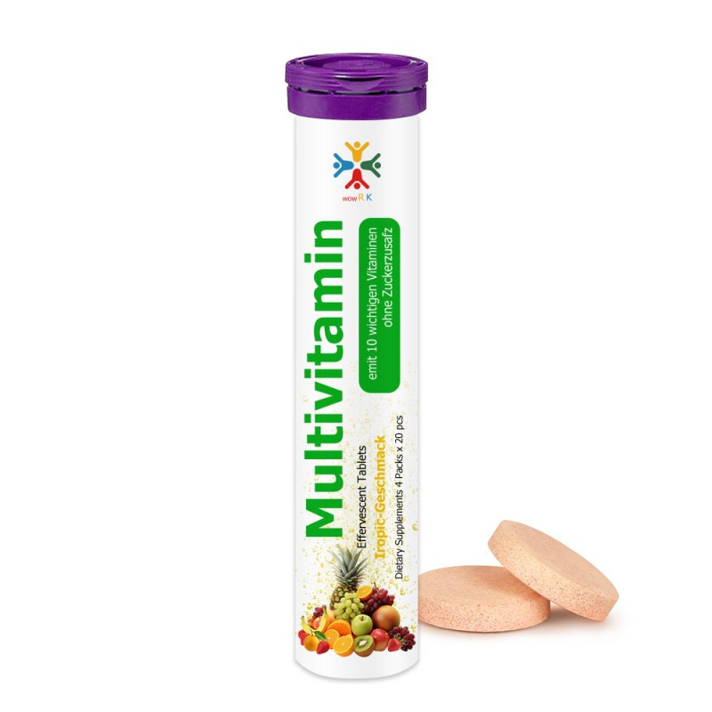 Multivitamins Effervescent Tablets Supplier - Custom Label OEM Energy Immunity Daily