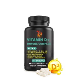 Vitamin D Immune Capsules Factory - Private Label 11in1 D3 K2 Immune Defence