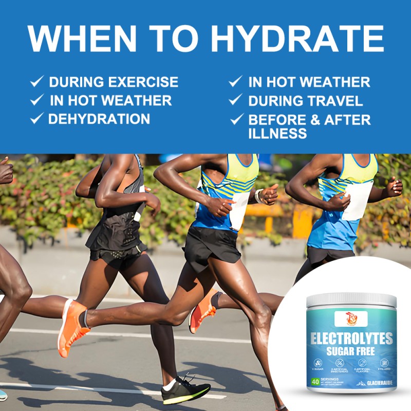 Electrolytes Powder Supplier - Sugar-Free Healthcare Energy Endurance Sports