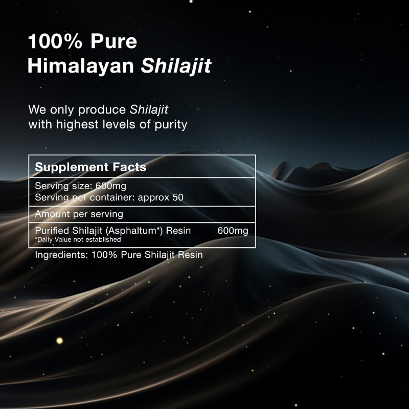 Shilajit Resin Extract Supplier - OEM Organic Pure Strength Health Management