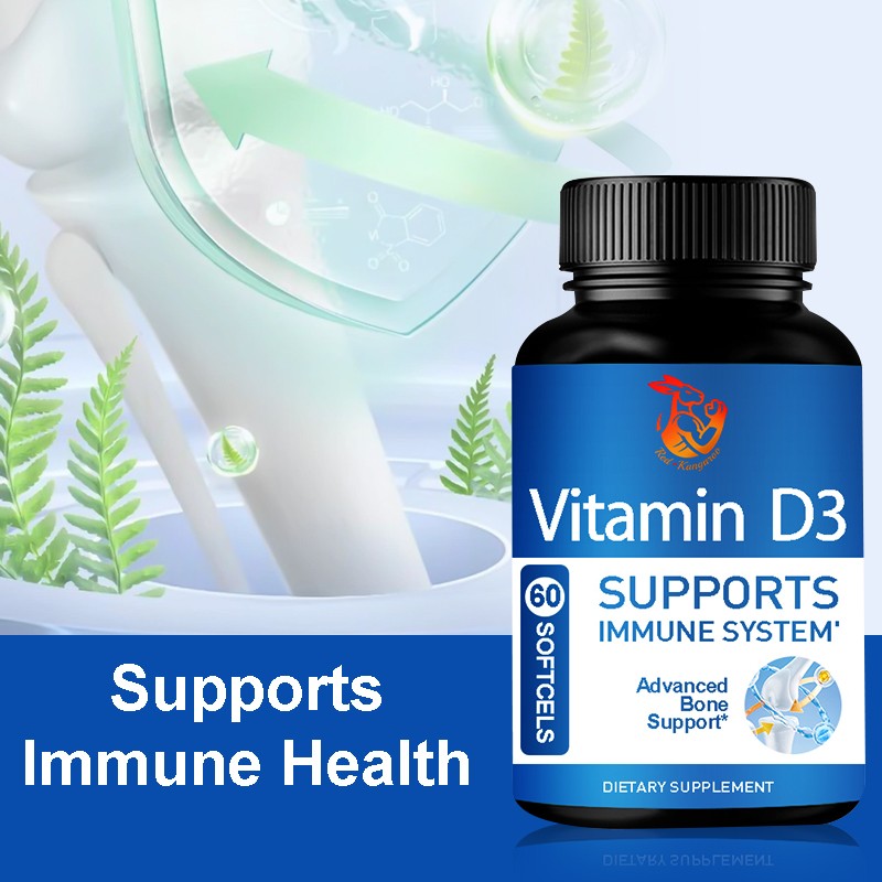 Vitamin D3 Softgel Supplier - Customization Label Immune 50000 IU Softgels