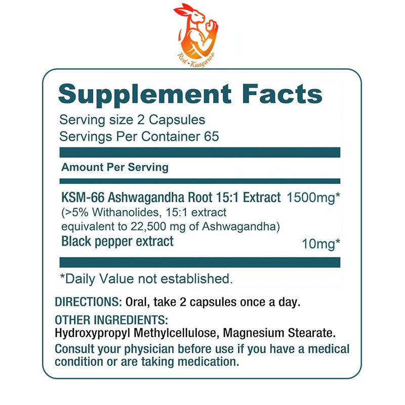 Ashwagandha Capsules Manufacturer - Private Label 1500mg KSM-66 Mood Balance Sleep