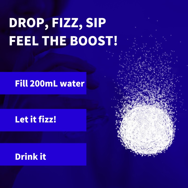 Reactonz Effervescent Tablets Factory - Extra Strength 5 in 1 Vitamin C Honey