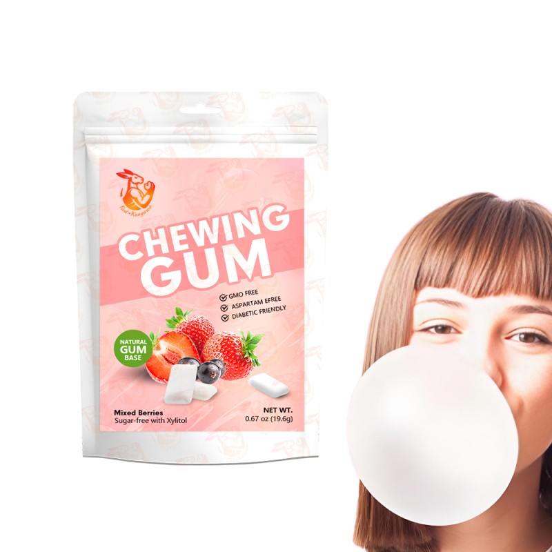 Chewing Gum Supplier - Supplement Manufacturer Mixed Berries Xylitol Fresh Breath